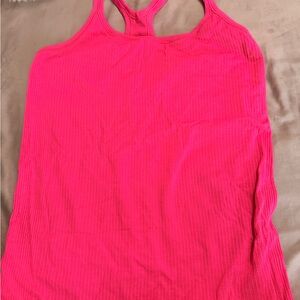 lululemon athletica Bright Pink Tank Top